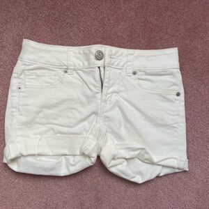 Women’s white shorts